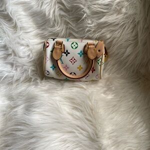 Louis Vuitton Multicolor Mini Bag with Tan Accents